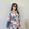 Abito camicia Madagascar blu