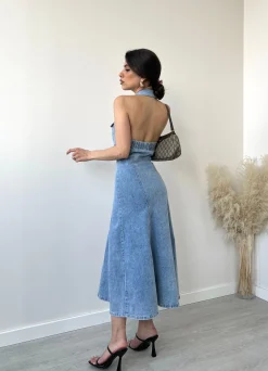 Abito City in jeans N2636