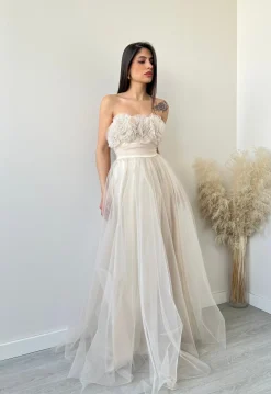 Abito Princess beige