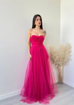 Abito Princess fuxia