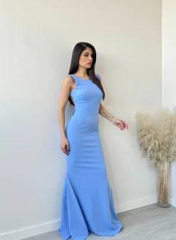 Abito Queen celeste