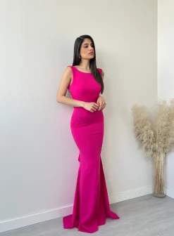 Abito Queen fuxia
