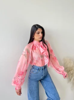Blusa Amore rosa