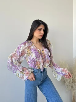 Blusa Love lilla