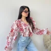 Blusa Love rossa