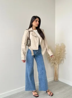 Chiodo vintage beige