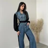 Completo Street in jeans nero