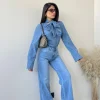 Jeans risvolto diamond P313