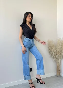 Jeans Style con risvolto