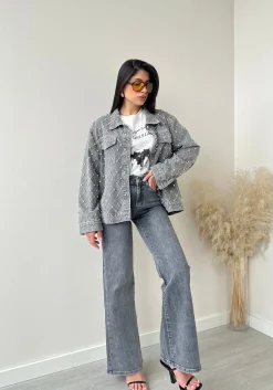 Jeans wide leg 2217/2 grey