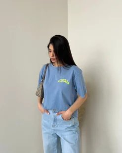 T-shirts N.91 indaco