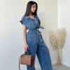 Tuta oversize in jeans